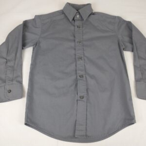 Boys Star Wars Size 8 Gray Button up Dress Shirt