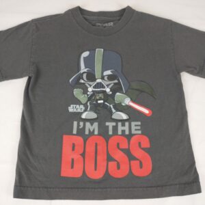 Boys Size 7 Star Wars T-Shirt "I'm The Boss"