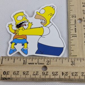The Simpsons Homer Choking Bart