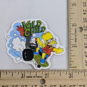 The Simpsons Bart Ratfink Vinyl Sticker