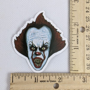 2017 It Clown Face Vinyl Sticker