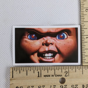 Childs Play Chucky Face Vinyl Sticker