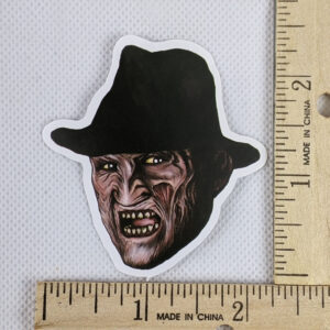 Freddy Krueger Face Vinyl Sticker