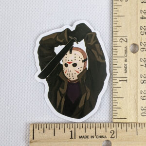 Friday The 13th Jason Stabbing Vinyl Sticker