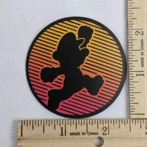 Mario Shadow Vinyl Sticker