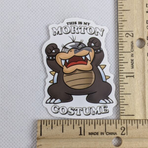 Morton Costume Vinyl Sticker