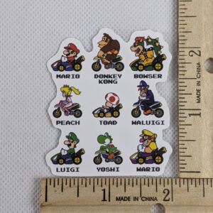 Mario Kart Vinyl Sticker