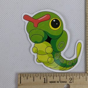 Caterpie Vinyl Pokemon Sticker