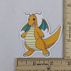 Dragonite Vinyl Pokemon Sticker