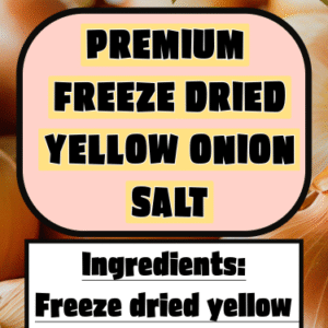 BoatToad Premium Freeze Dried Yellow Onion Salt, BoatToad Spice Blends, ElevatedSTL packaging, Elevated STL