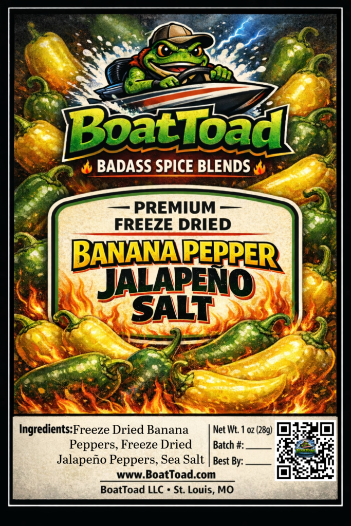 BoatToad’s Badass Banana Pepper & Jalapeño Salt
