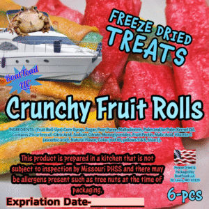 BoatToad Crunchy Fruit Rolls, STL Made, Elevated STL, Freeze Dried Candy