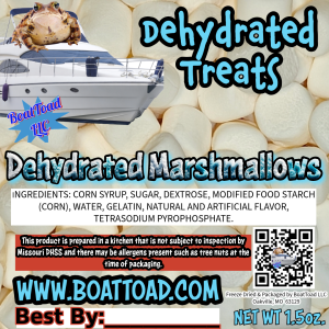 BoatToad Dehydrated Marshmallows — crunchy dehydrated treats from St. Louis | BoatToad LLC Elevated STL snacks